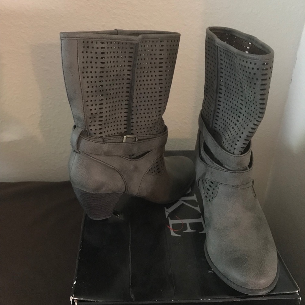 Grey Boots